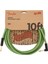 Festival Hemp Instrument Cables 3 Metre Açılı - Green Enstrüman Kablosu 1