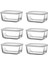 6'lı Saklama Kabı Cam Kahvaltılık 405 cc 1