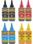 L486 L455 L550 L565 Uyumlu Mürekkep 4 renk 100ml 8li Set 3