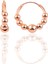 Söğütlü Si̇lver Gümüş Rose 17 mm Top Top Halka Küpe 1