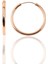Söğütlü Si̇lver Gümüş 36 mm Rose Kalın Halka Küpe 1
