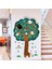 Zürafa Ağaç ve Kuşlar Bebek ve Çocuk Odası Dekorasyonu Duvar Sticker Duvar Süsü 3