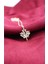 Gümüş Rose Origami Çınar Yaprağı Kolye 1