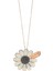 Gümüş Mineli Papatya Falı Kolye 1