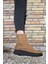 Taba Siyah Süet Sneaker Bot 0012373 5