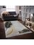 Dekoratif Özel Tasarım Pamuklu Dokuma Taban Yumuşak Dokulu Halı Krem 80 x 120 cm 1