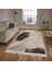Dekoratif Özel Tasarım Pamuklu Dokuma Taban Yumuşak Dokulu Halı Krem 80 x 120 cm 1