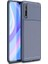 Huawei P Smart S (Y8P) Kılıf Karbon Desenli Lux Negro Silikon Lacivert + Nano Ekran Koruyucu 1