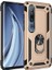 Xiaomi Mi Note 10 Lite Kılıf Çift Katmanlı Yüzüklü Manyetik Vega Kapak Gold 1