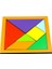 Ahşap Renk Tangram 11 x 11 cm 1