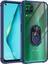 - Huawei P40 Lite - Kılıf Yüzüklü Arkası Şeffaf Koruyucu Mola Kapak - Lacivert 1