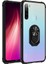 - Xiaomi Redmi Note 8 - Kılıf Yüzüklü Arkası Şeffaf Koruyucu Mola Kapak - Siyah 1