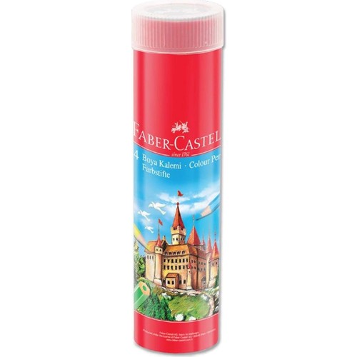 Faber-Castell Metal Tüpte Tam Boy Kuru Boya Kalemi 24 Renk