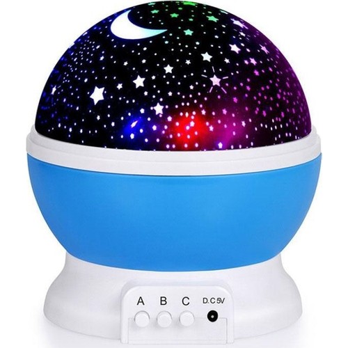 Sge Projektörlü Yansıtmalı Çocuk Bebek Odası Gece Lambası