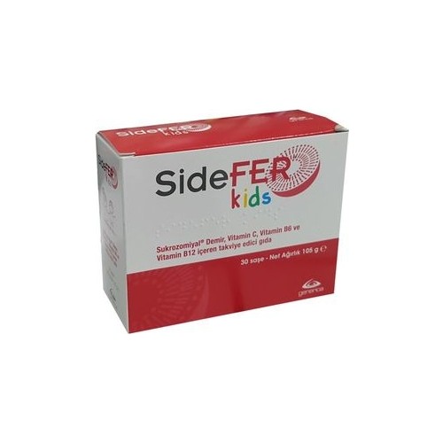 sidefer kids 30 sase sukrozomiyal demir vitamin c vitamin b6 fiyati