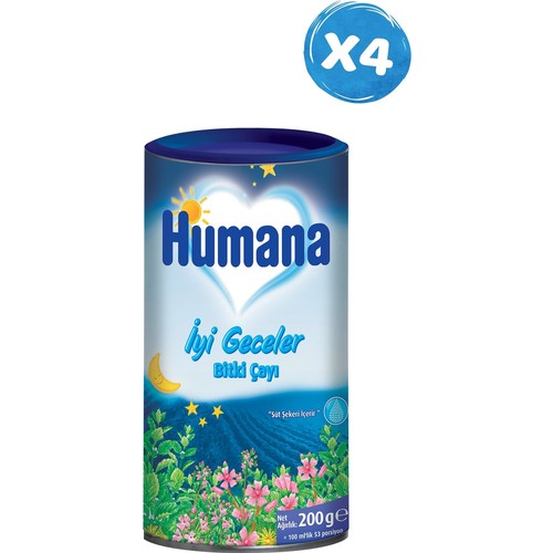 Humana Iyi Geceler Bitki Cayi 200 Gr X 4 Adet Fiyati