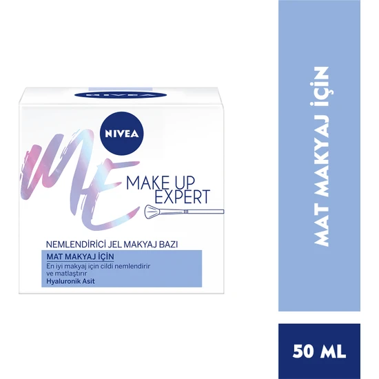 Nivea Make Up Expert Mat Makyaj İçin Nemlendirici Jel Makyaj Bazı 50 ml