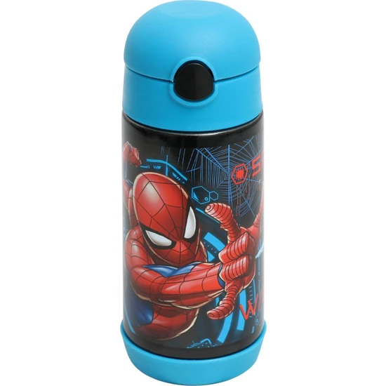 Frocx Örümcek Adam Erkek Çocuk Çelik Matara Suluk Spider Man 350 ml
