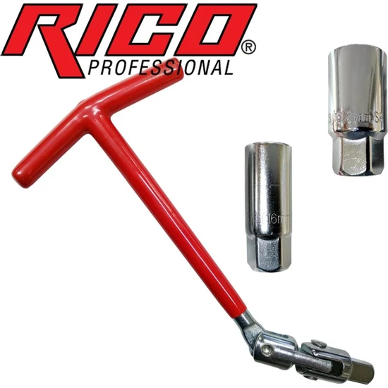 Rico 007-Rc5222 Mafsallı Buji Anahtarı 16Mm Ve 21Mm