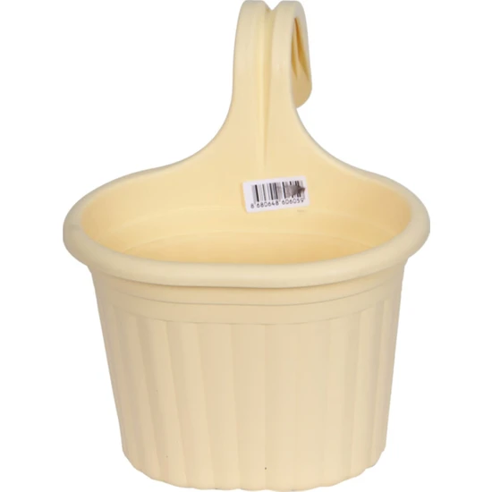 Serinova Tombik Balkon Saksı-3 Litre-Sarı