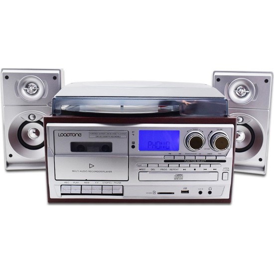 Looptone TR-18CD Hoparlörlü Pikap Müzik Seti Fiyatı