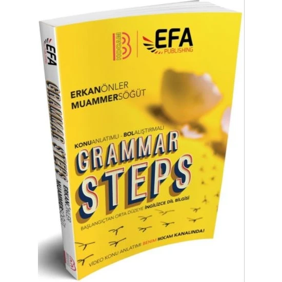 Benim Hocam Yayınları Grammar Steps Başlangıçtan Orta Seviyeye Konu Kitabı