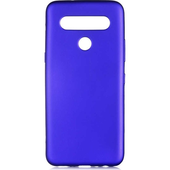 Teleplus LG K61 Kılıf Mat Silikon Mavi