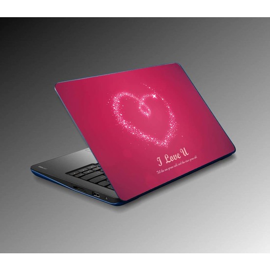 Jasmin Laptop Sticker Love Aşk Yapıştırma Kapak Süsü