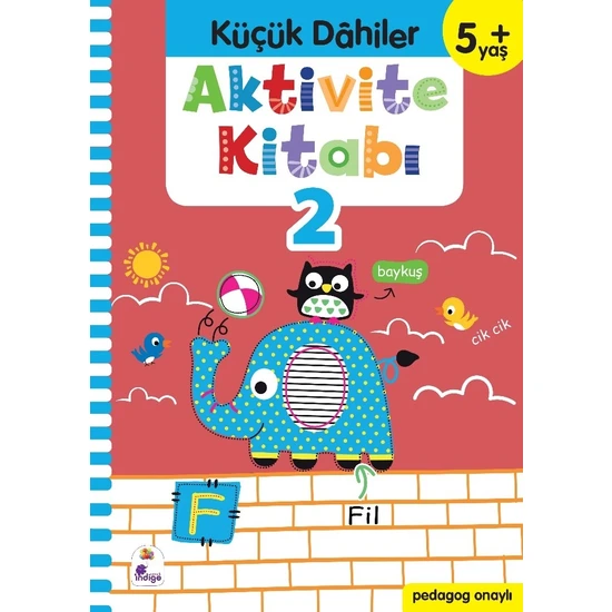 Küçük Dahiler Aktivite Kitabı 2 – 5+ Yaş (Pedagog Onaylı) - Gülizar Ç. Çetinkaya - Ayça G. Derin