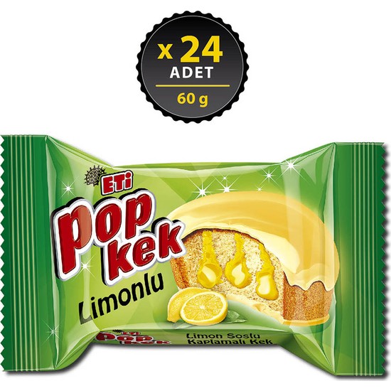 Eti Popkek Limonlu 60 g x 24 Adet Fiyatı Taksit Seçenekleri
