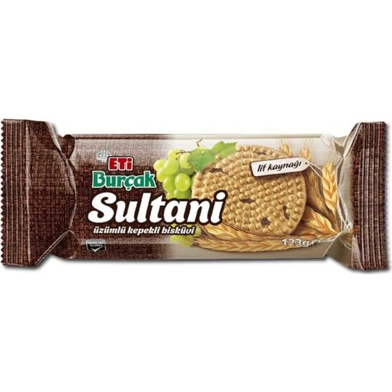 Eti Burçak Sultani Bisküvi 123 g x 12 Adet Fiyatı