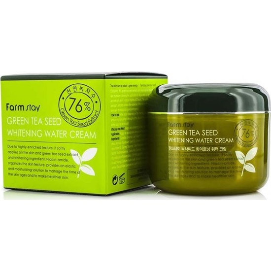 Farmstay Green Tea Seed - Beyazlatma, Gözenek Sıkılaştırıcı ve Sivilce Karşıtı Krem 100ML