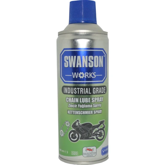 Swanson Works Motosiklet-Bisiklet Zincir Yağlama Spreyi 400 ml