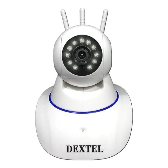 Dextel 360º Gerçek Hd Wifi Kablosuz 3 Antenli Ip Bebek ve Güvenlik Kamerası 32 GB Hafıza Kartlı
