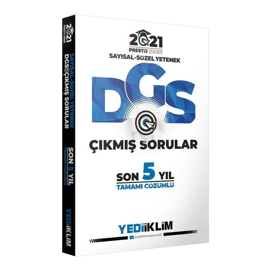 Yediiklim Yayınları 2021 Prestij Serisi ALES Tamamı Çözümlü Son 5 Yıl Çıkmış Sorular