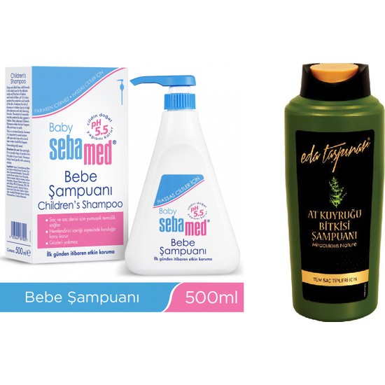 Anne Bebek Seti Sebamed Bebek Şampuanı 500 ml + Eda