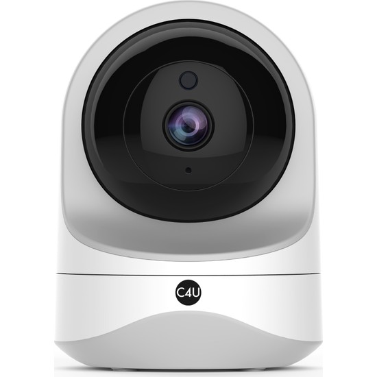 C4U Akıllı Güvenlik Kamerası 360 Derece Dönebilen Kızılötesi Gece Görüşlü IP Kamera HD 1080p - 637JBU