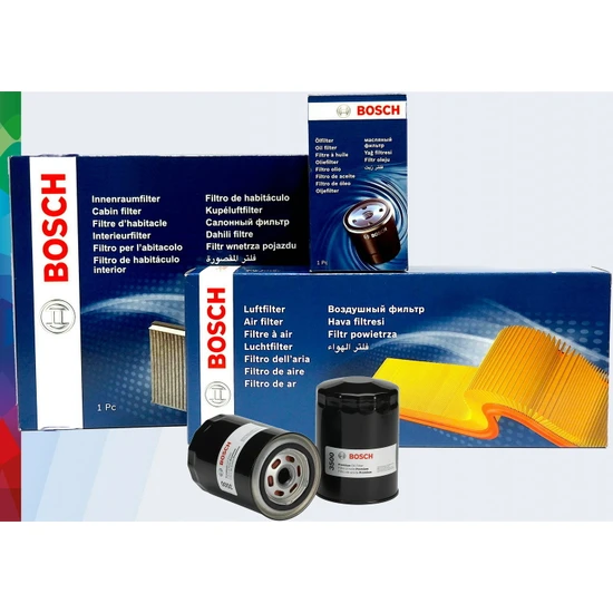Bosch Hyundai Getz 1.3 1.4 Bosch Filtre Bakım Seti 3'lü 2003-2011