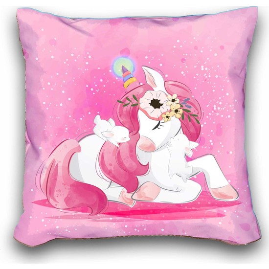 Osso Unicorn At Cocuk Fermuarli Yer Minderi Kirlent Kilifi Fiyati