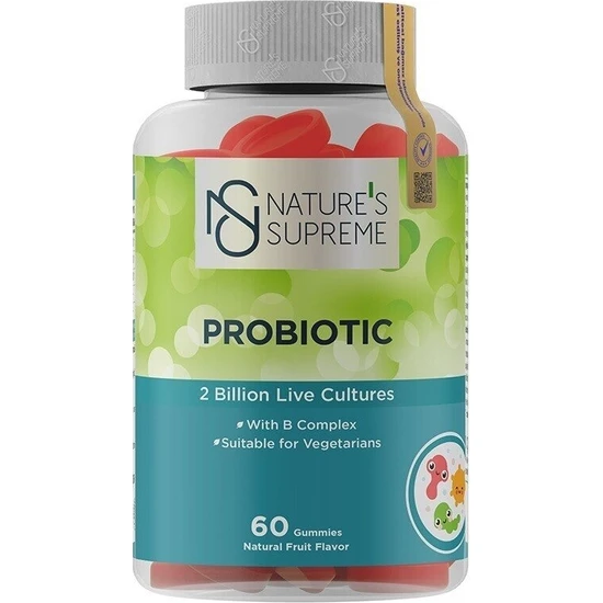 Nature's Supreme Probiotic 60 Çiğnenebilir Form