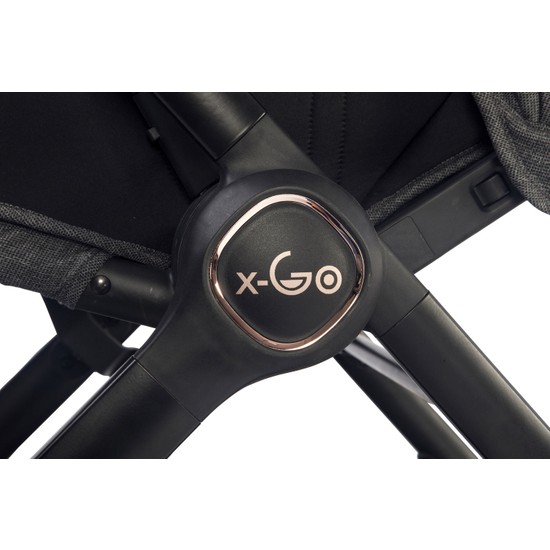 Kanz Xgo Gold Rose Çift Yönlü Travel Sistem Bebek Arabası