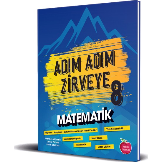 Newton Yayınları 8.Sınıf Adım Adım Zirveye Matematik Soru Bankası