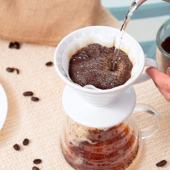 Güral Porselen Filtre Kahve Demleme Dripper Fiyatı