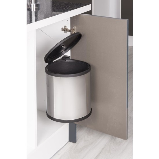 Enfute Dolap Içi Çöp Kovası Antrasit 11 Lt Fiyatı