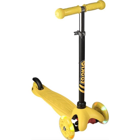 Gokidy Rookie 3 Tekerli Işıklı Mini Scooter Sarı Fiyatı