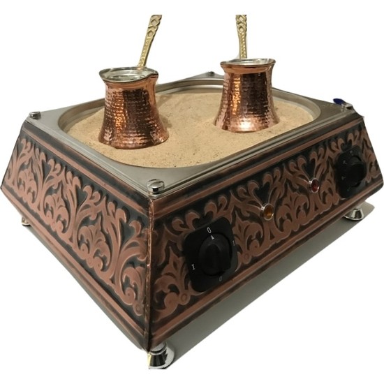 Kutlu Bakır Kumda Kahve Makinesi