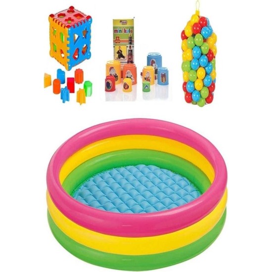 Sunset Bebek Oyun Havuzu + Eğitici Mini Kule + Eğitici Fiyatı Sunset Bebek Oyun Havuzu + Eğitici Mini Kule + Eğitici Fiyatı