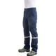 Çamdalı İş Elbiseleri 7/7 Gabardin Kışlık Lacivert İşçi Pantolonu Kalın Reflektörlü İş Pantolonu L
