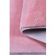 Konfor Pembe Peluş Tavşan Tüyü Kaymaz Taban Post Halı 80 x 150 cm