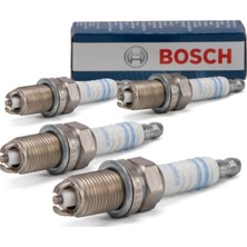 Bosch Audi A4 2001-2005 Model Arası 2.0 Alt Motor Çift Tırnak Buji 4 Adet Takım Bosch Marka 1214117